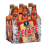 Tecate Mexican Beer 12 Oz Left Picture